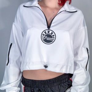 Quarter-Neck Workout Jacket